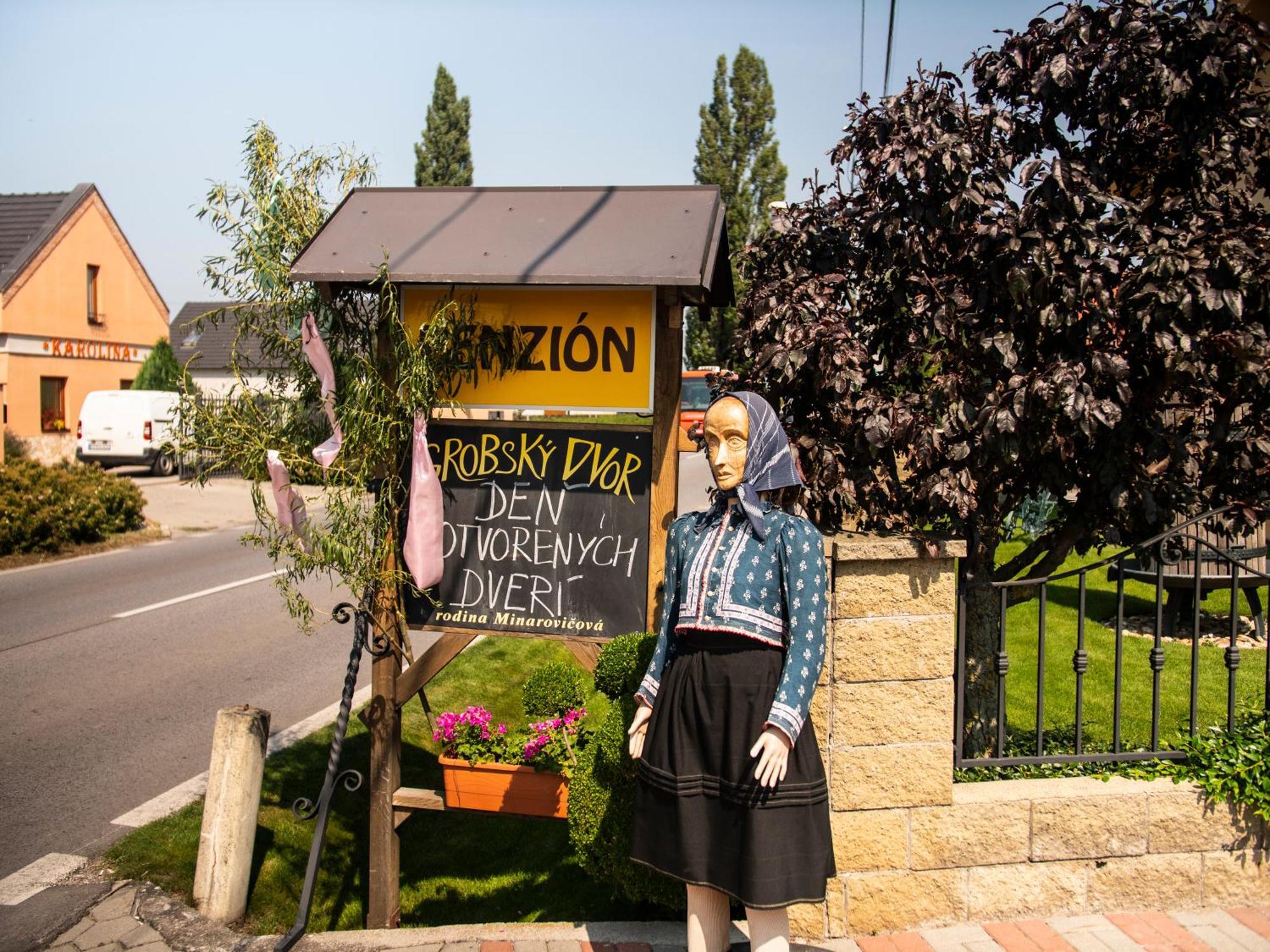 Penzion Grobsky Dvor Slovensky Grob Экстерьер фото